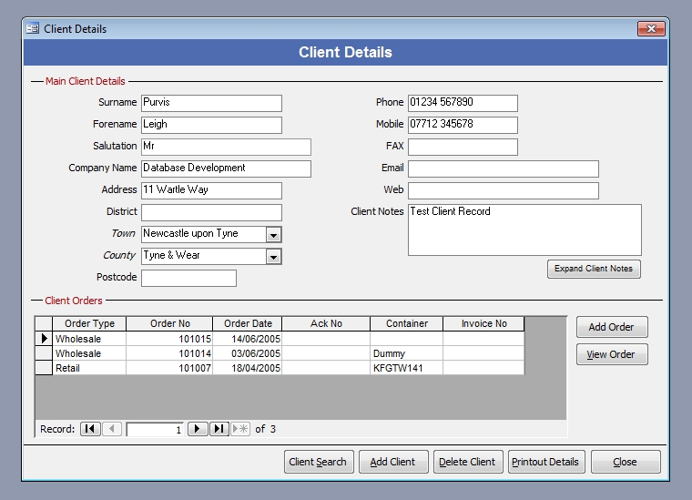 Database Application Examples